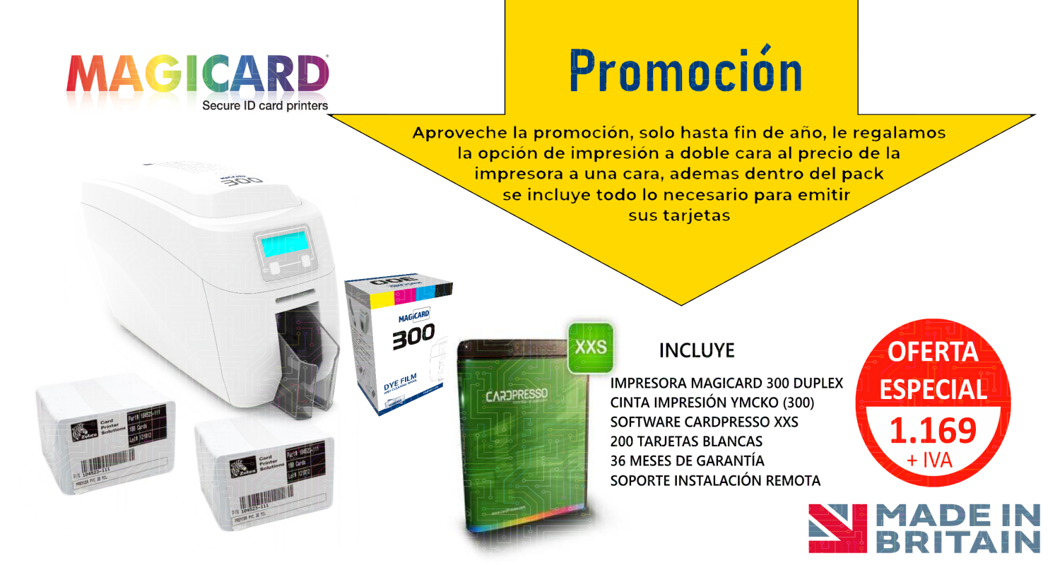PROMO MAGICARD - Sipcards: La mejor oferta de Impresoras y tarjetas PVC