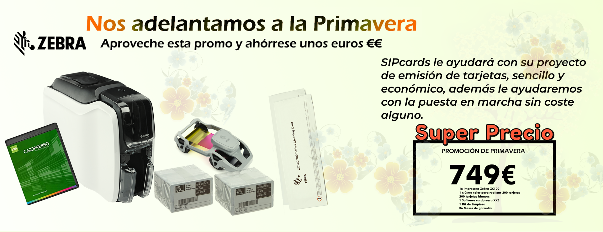 Promo Primavera 2023 - OLD_Sipcards: La mejor oferta de Impresoras y tarjetas PVC