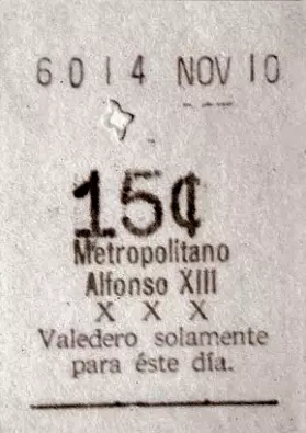 primer billete de metro - Metro de Madrid y la evolución de sus tarjetas de transporte